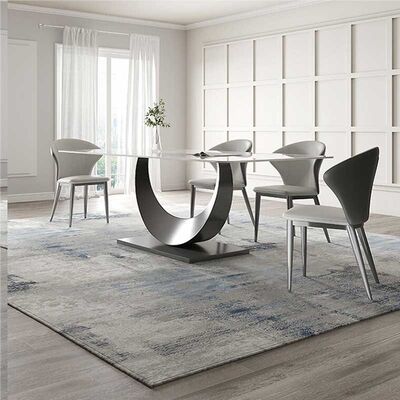 Dining Table Slate Stone Top Moon Design Modern Dining Table Sets