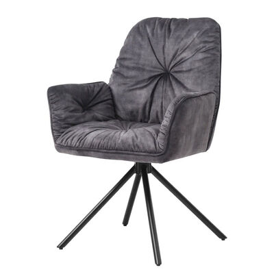 Comfortable Upholstered Dining Chair Sets Metal Legs Modern Furniture