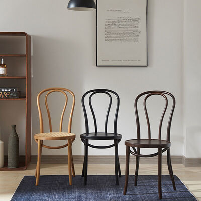 Cafe Thonet Bentwood Dining Chair Wooden Outdoor Furniture Bent Seat Nordic