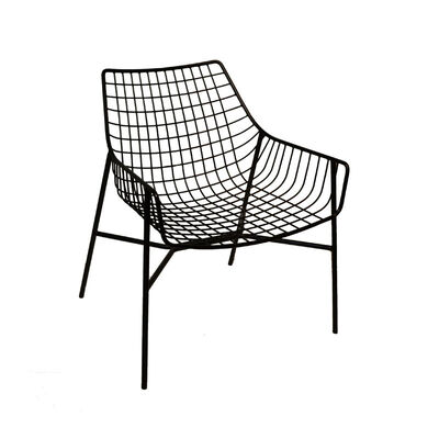 Event Black Metal Wedding Chairs Iron Dining Chairs With Cushion Cafe Bar