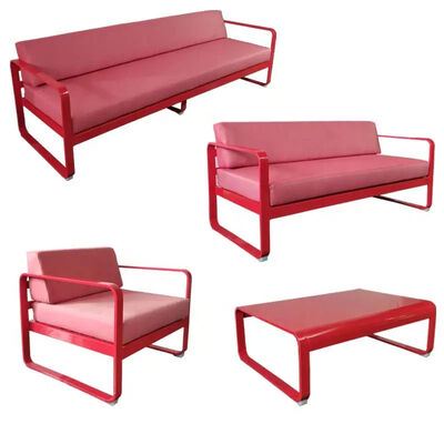 Prezzo buono La spiaggia di vimini di Seater del sofà 2 del patio del giardino del rattan all'aperto della mobilia mette popolare in linea