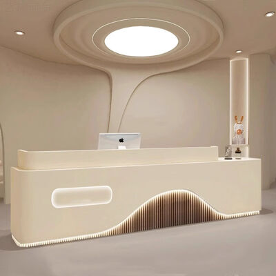 Buon prezzo Durable New Function Restaurant Bar Counter Office Design Coffee Fast Food Shop Cashier Reception in linea