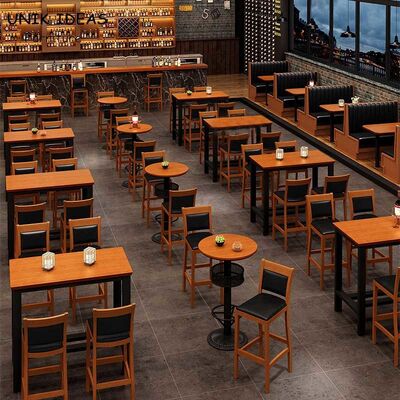 Buon prezzo Il bistrot all'aperto Antivari della piattaforma presenta il legno industriale di stile del comune stabilito in linea