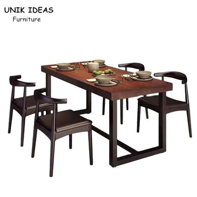 Buon prezzo Tabella della sala da pranzo di 180cm e caffetteria di legno 120cm di Seater Amburgo delle sedie 4 in linea