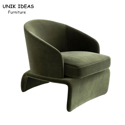 Prezzo buono Progettazione italiana 75x82x69cm del salotto di verde di Sofa Single Seater Armchair Velvet in linea