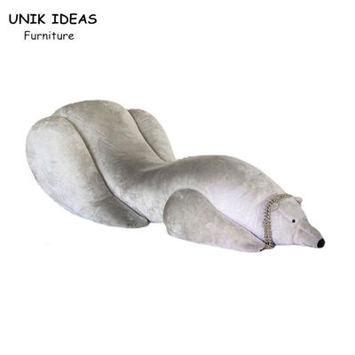 Prezzo buono Italiano crema del salone di accento del salotto di Teddy Bear Fabric Chair Armchair in linea