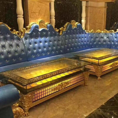 Prezzo buono Sofà lungo della cabina del club della struttura di FRP della discoteca di cuoio di Sofa Lounge Bar Classic Corner in linea