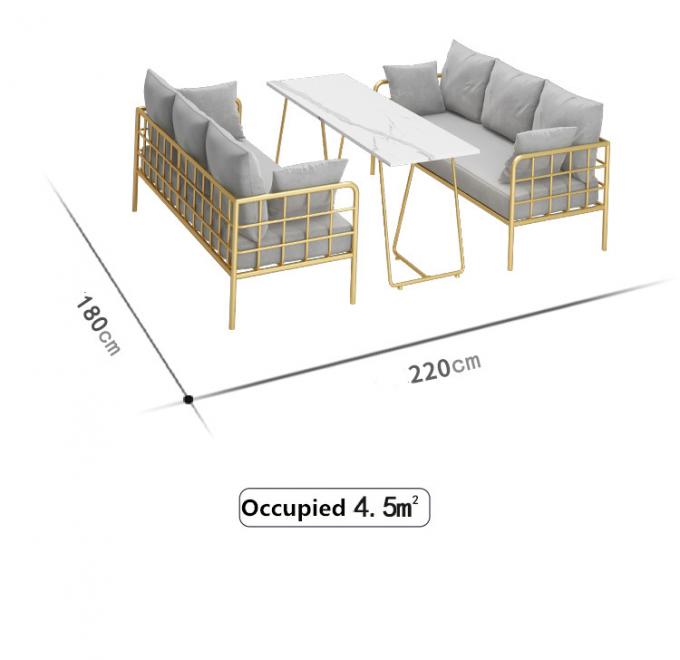 Sofà economico della tavola del self-service del caffè di para di maquinas della mobilia del ristorante dell'Istituto centrale di statistica per 4 persone